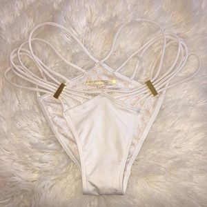Victoria’s Secret Barely There White Bikini Bottom